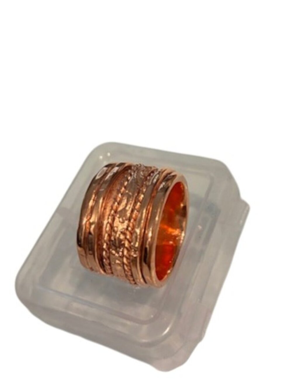 Rose Gold Spinner Handmade Ring